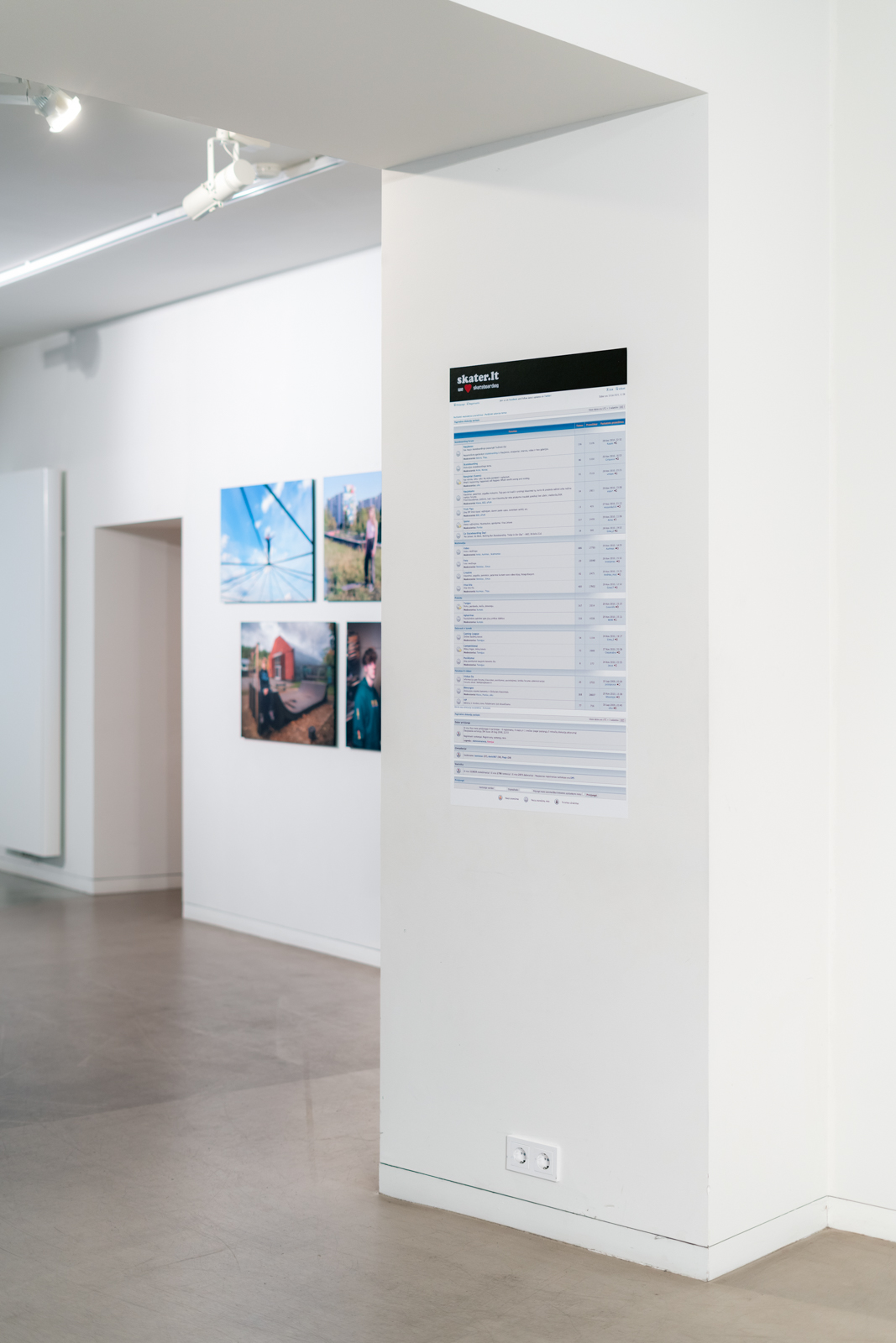 Artūras Jendovickis. Exhibition "Freethinkers" at Prospekto gallery in Vilnius